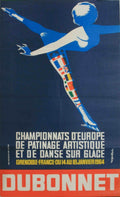 Ice Skating Championnats Vintage Retro Advert Poster A4 Photo Print