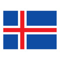 Iceland Flag N1369 A4 Photo Print