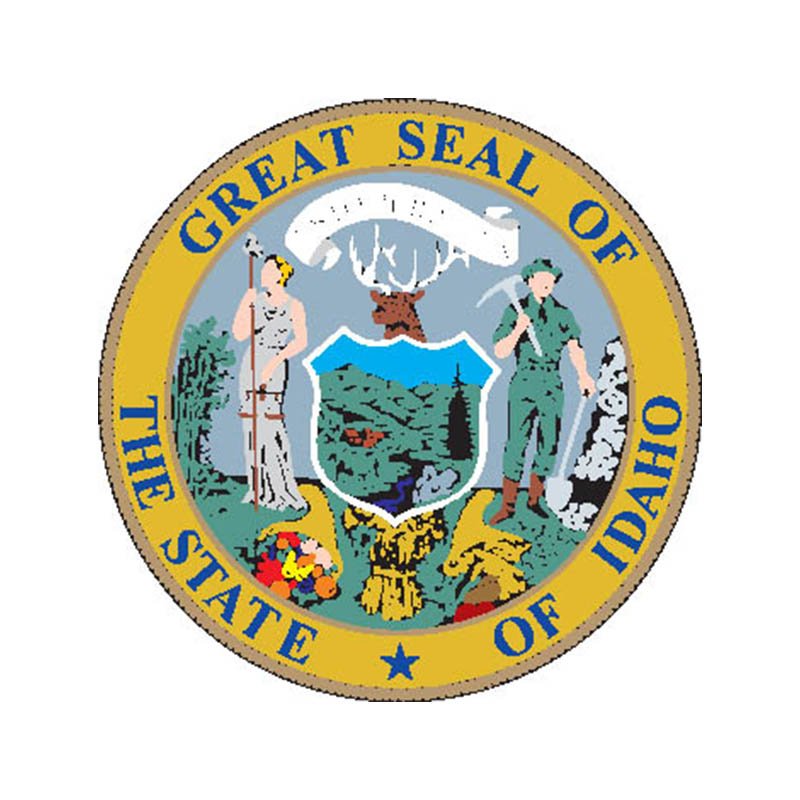 Idaho Seal N4128 A4 Photo Print