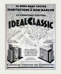 Ideal Classic Heating Vintage Retro Advert Poster A4 Photo Print