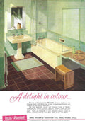 Ideal Standard Bathroom Vintage Retro Advert Poster A4 Photo Print