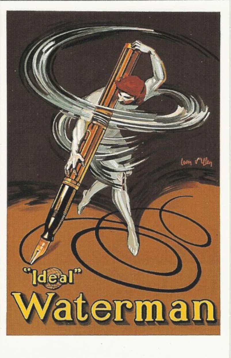 Ideal Waterman Fez Vintage Retro Advert Ads A4 Photo Print
