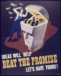Ideas Box Problem Vintage Retro Advert Poster A4 Photo Print
