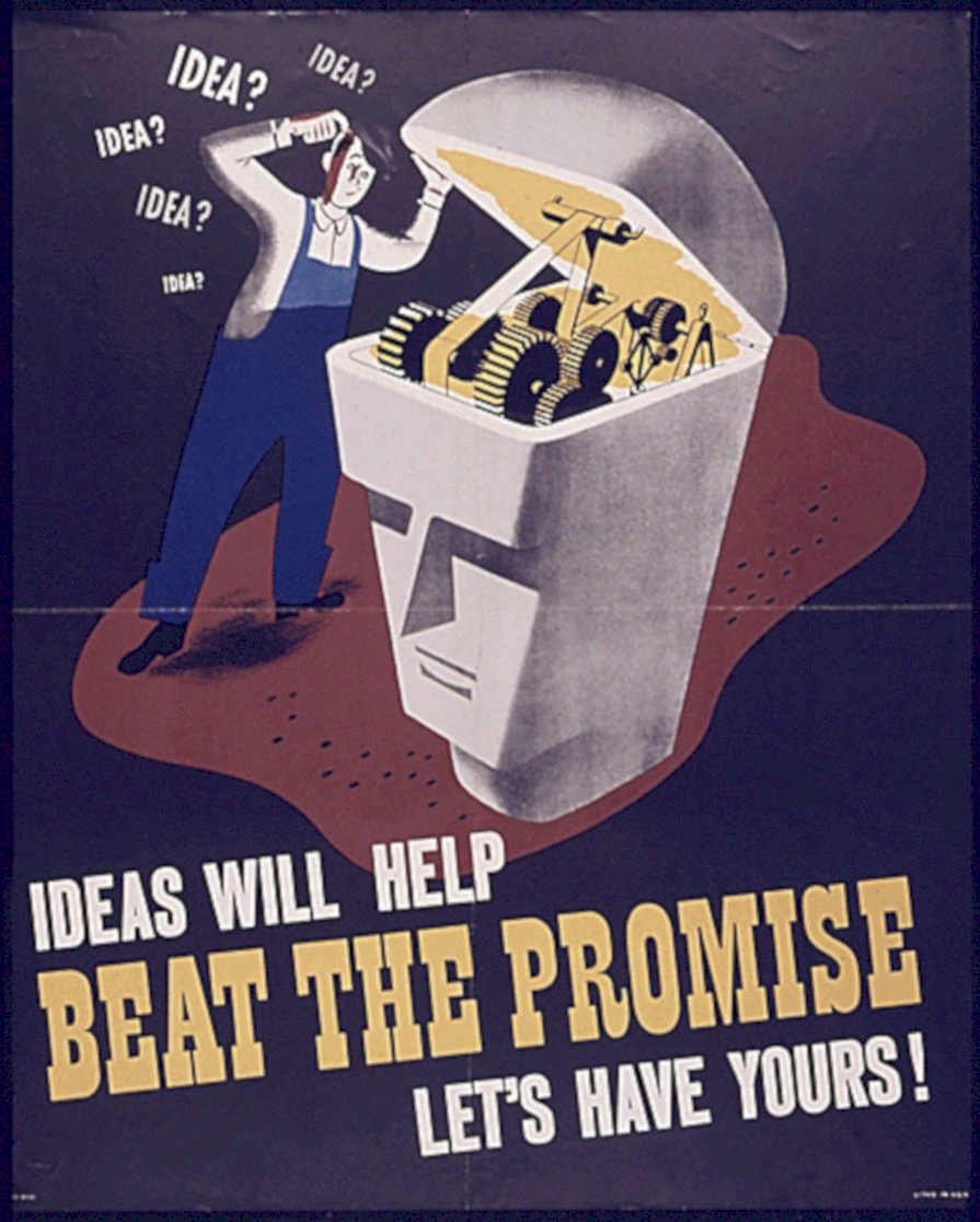 Ideas Box Problem Vintage Retro Advert Poster A4 Photo Print