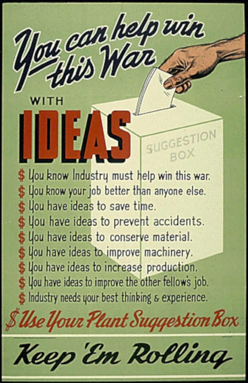 Ideas Box War Vintage Retro Advert Poster A4 Photo Print