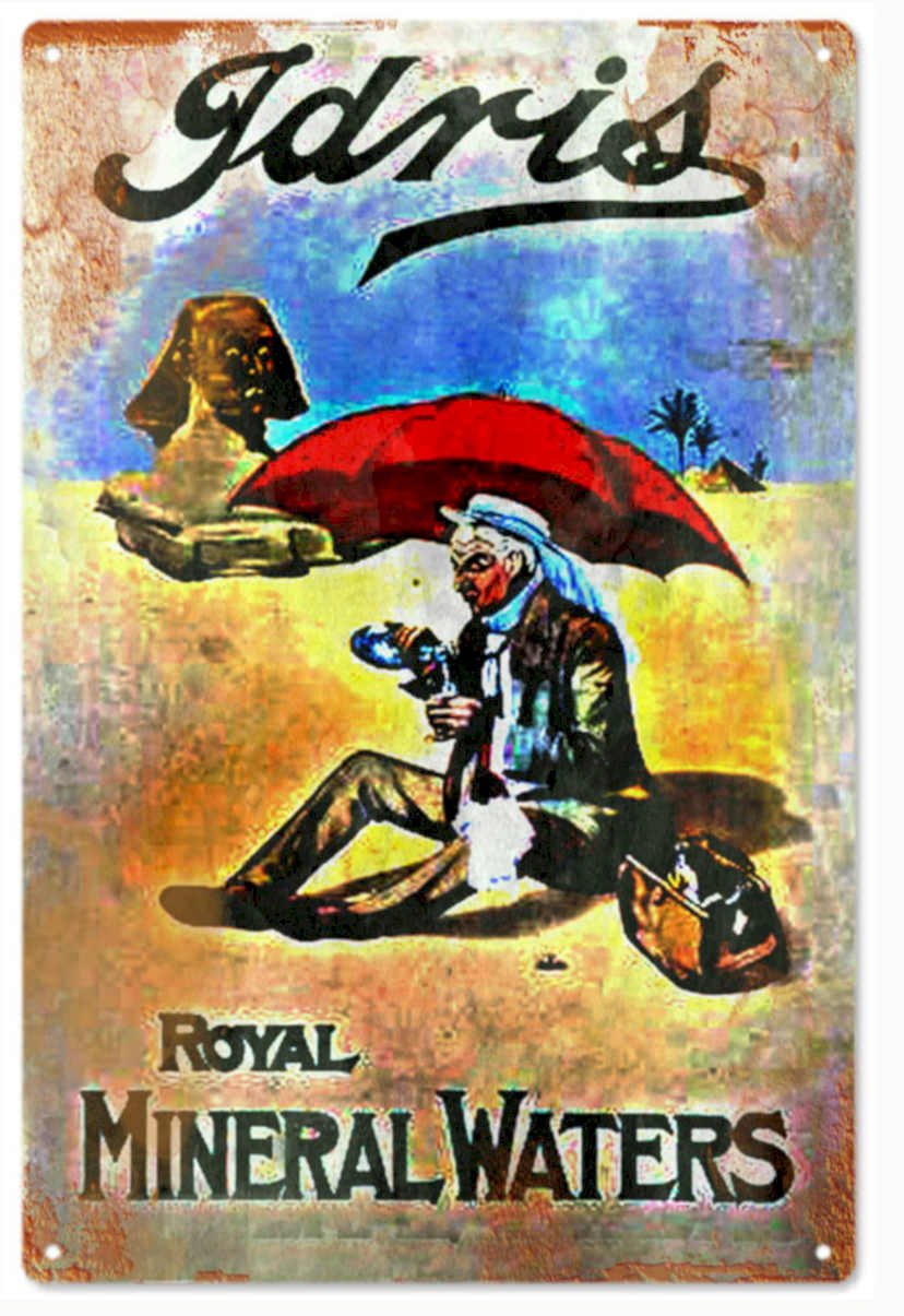 Idris Royal Waters Vintage Retro Advert Ads A4 Photo Print