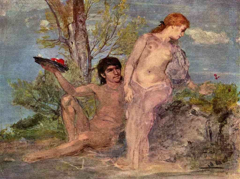 Idyll Arnold Bocklin Symbolism A4 Photo Print