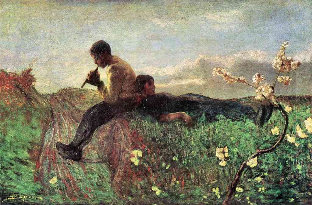Idyll Giovanni Segantini Symbolism A4 Photo Print