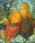 Idyll Mondrian Impressionism A4 Photo Print