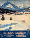 Igels Tyrol Patscherkofel Vintage Retro Advert Poster A4 Photo Print