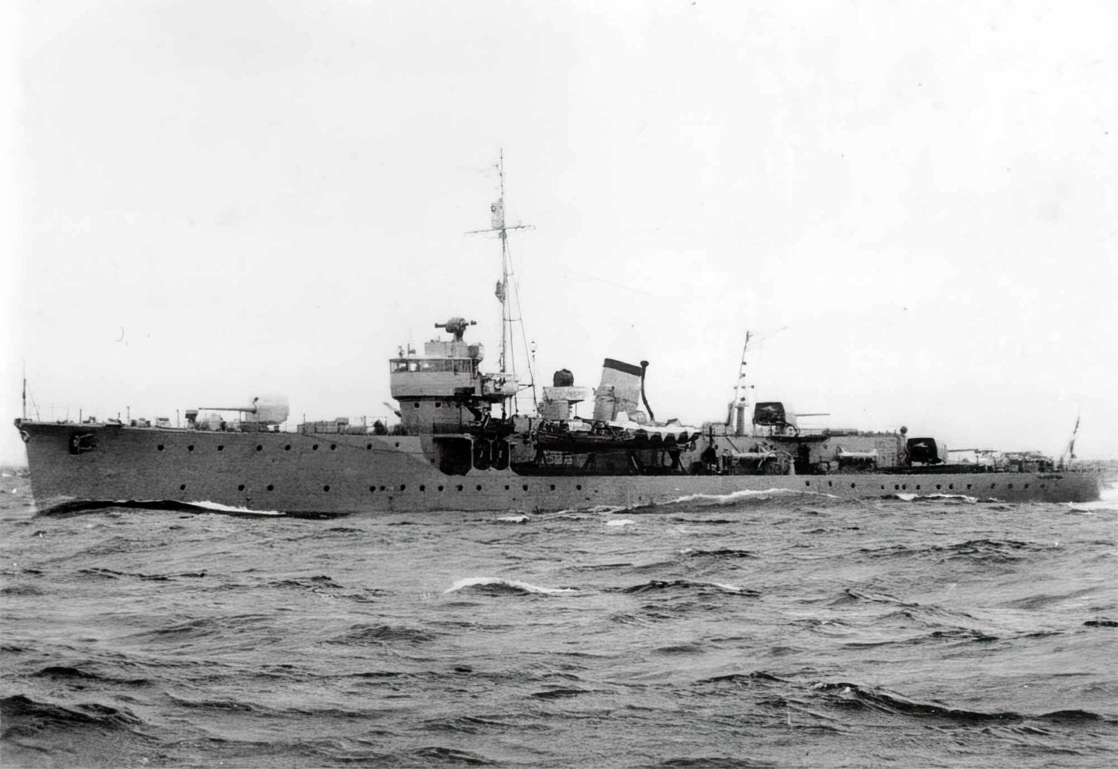 Ijn Hachijo Destroyer Escort Warship Imperial Japan A4 Photo Print