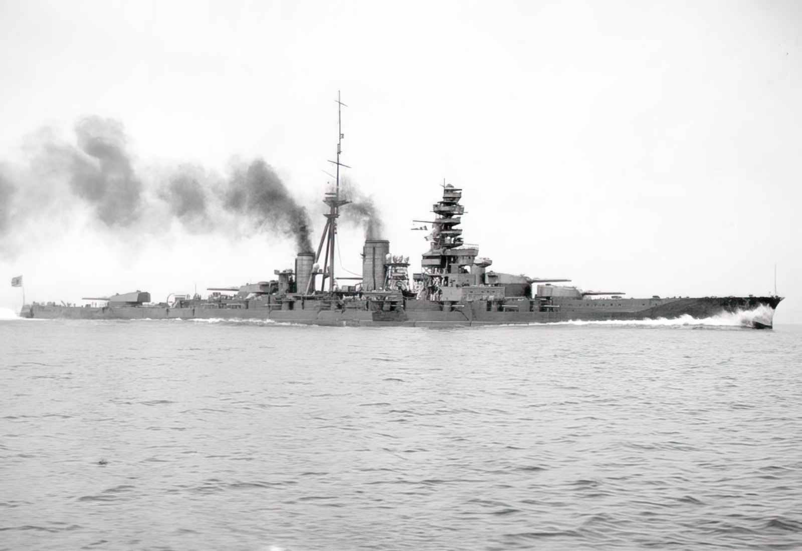 Ijn Haruna Battlecruiser Battleship Imperial Japan A4 Photo Print