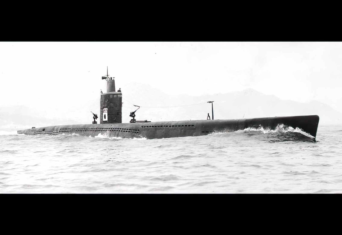 Ijn I202 Diesel Electric Attack Submarine Japanese Empire A4 Photo Print