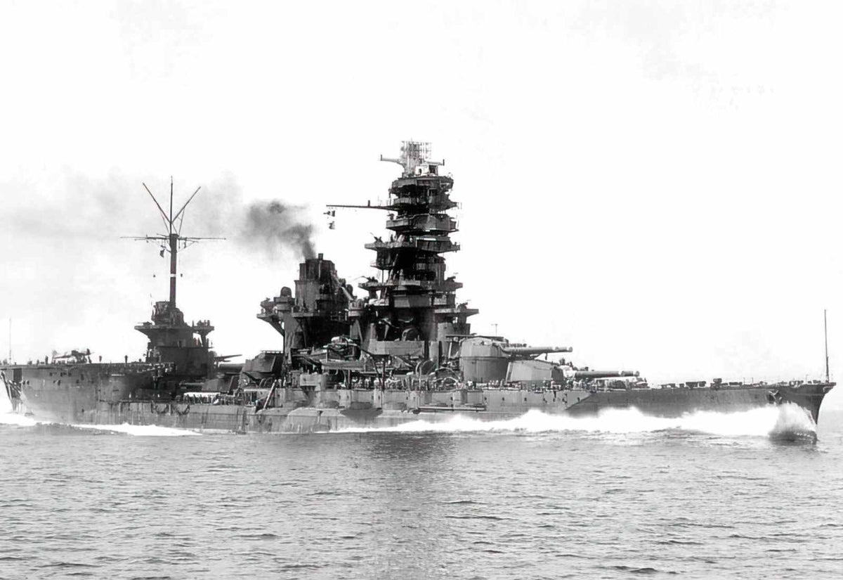 Ijn Ise Dreadnought Battleship Imperial Japanese Navy A4 Photo Print