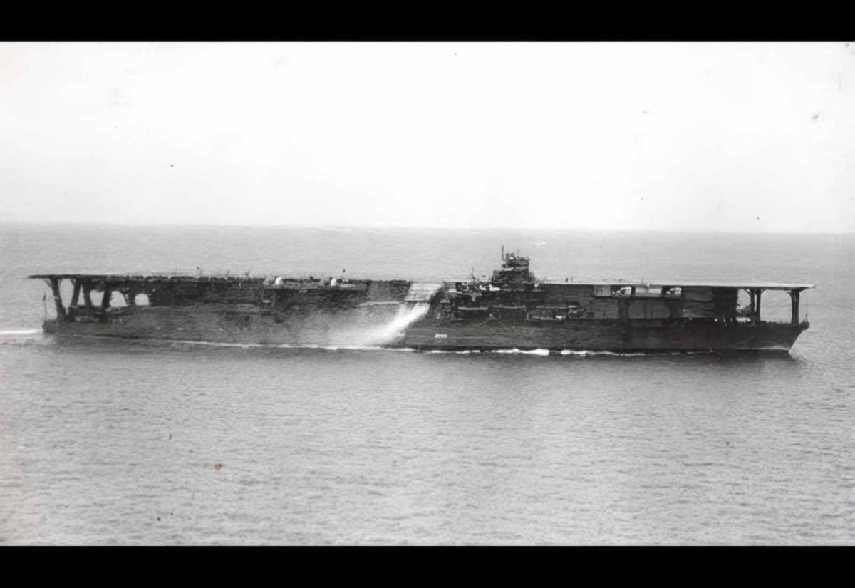 Ijn Kaga Aircraft Carrier 2 A4 Photo Print