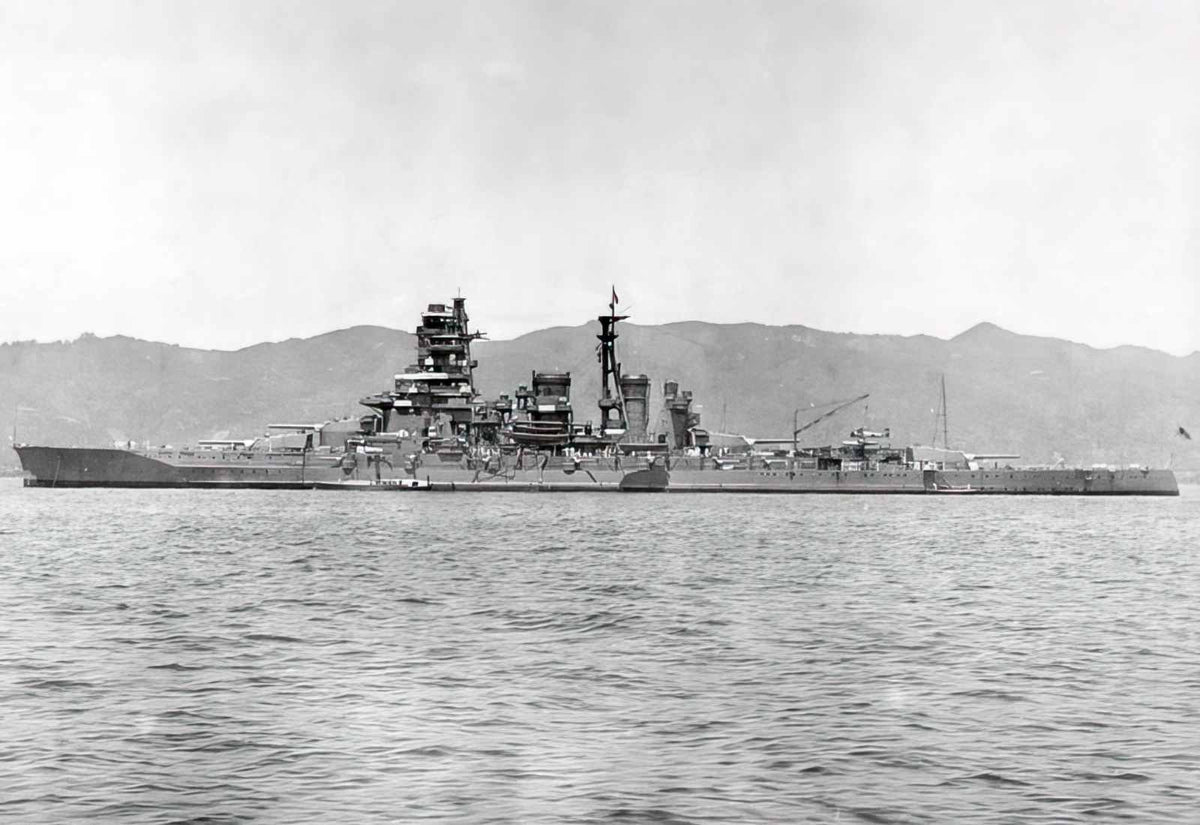 Ijn Kirishima Battlecruiser Fast Battleship A4 Photo Print