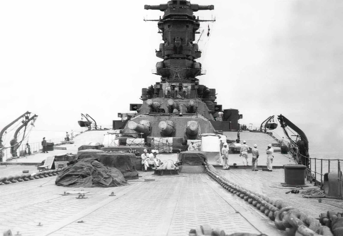 Ijn Musashi Battleship Warship Imperial Japanese Navy A4 Photo Print
