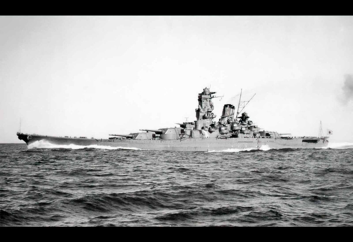 Ijn Yamato A4 Photo Print