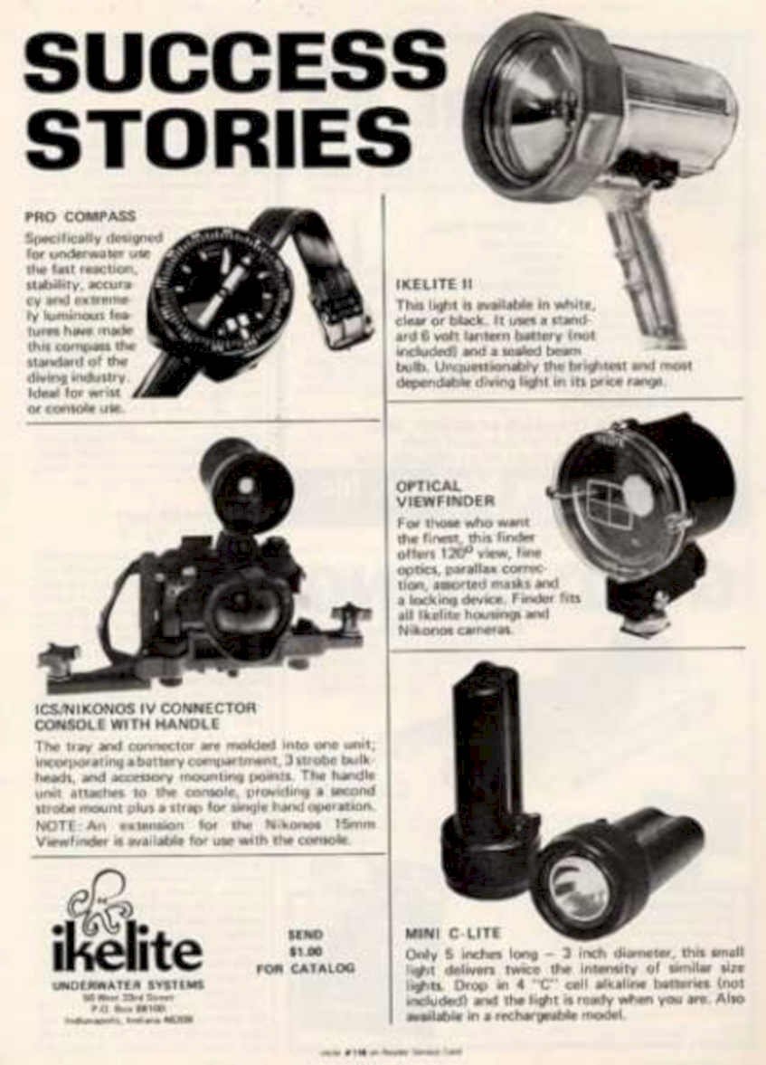 Ikelite Underwater Systems Vintage Retro Advert Ads A4 Photo Print