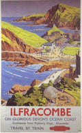 Ilfracombe Devon Coast Vintage Retro Advert Poster A4 Photo Print 2