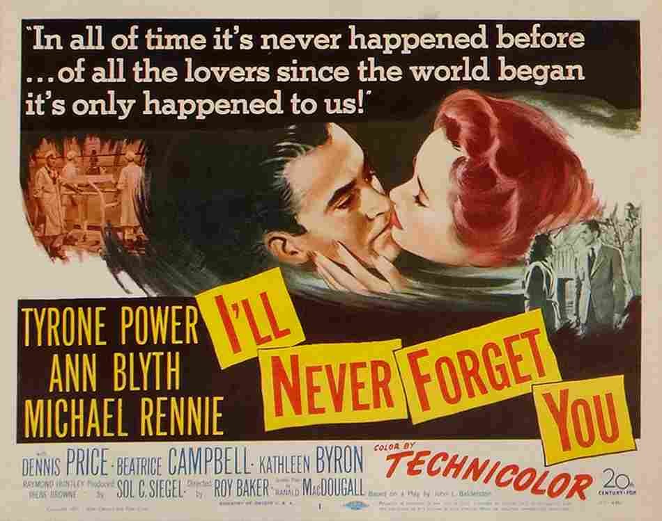 Ill Never Forget You 02  film star poster A4 Photo Print