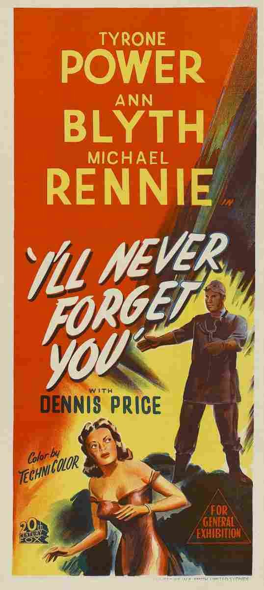 Ill Never Forget You 04  film star poster A4 Photo Print
