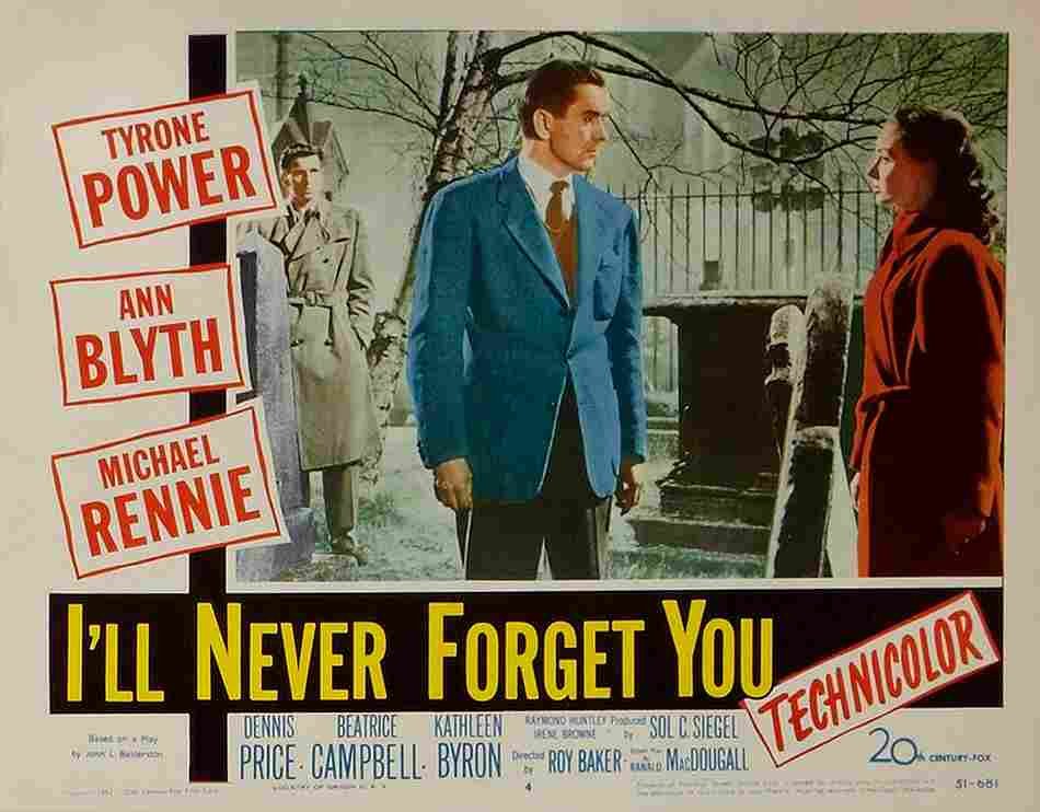 Ill Never Forget You 09  film star poster A4 Photo Print