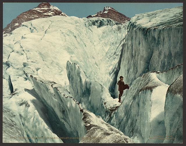 Illecillewaet Glacier Selkirk Mountains Vintage A4 Photo Print