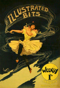 Illustrated Bits Weekly Vintage Retro Advert Poster A4 Photo Print
