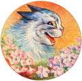 Illustrated Cat Book 2 065 Vintage Illustration A4 Photo Print
