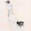 Illustrated Cat Book 2 097 Vintage Illustration A4 Photo Print