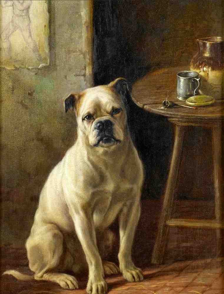 Illustrated Dog Book 2 121 Vintage Illustration A4 Photo Print