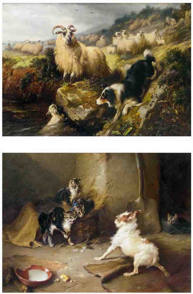 Illustrated Dog Book 2 132 Vintage Illustration A4 Photo Print