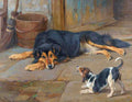 Illustrated Dog Book 2 149 Vintage Illustration A4 Photo Print