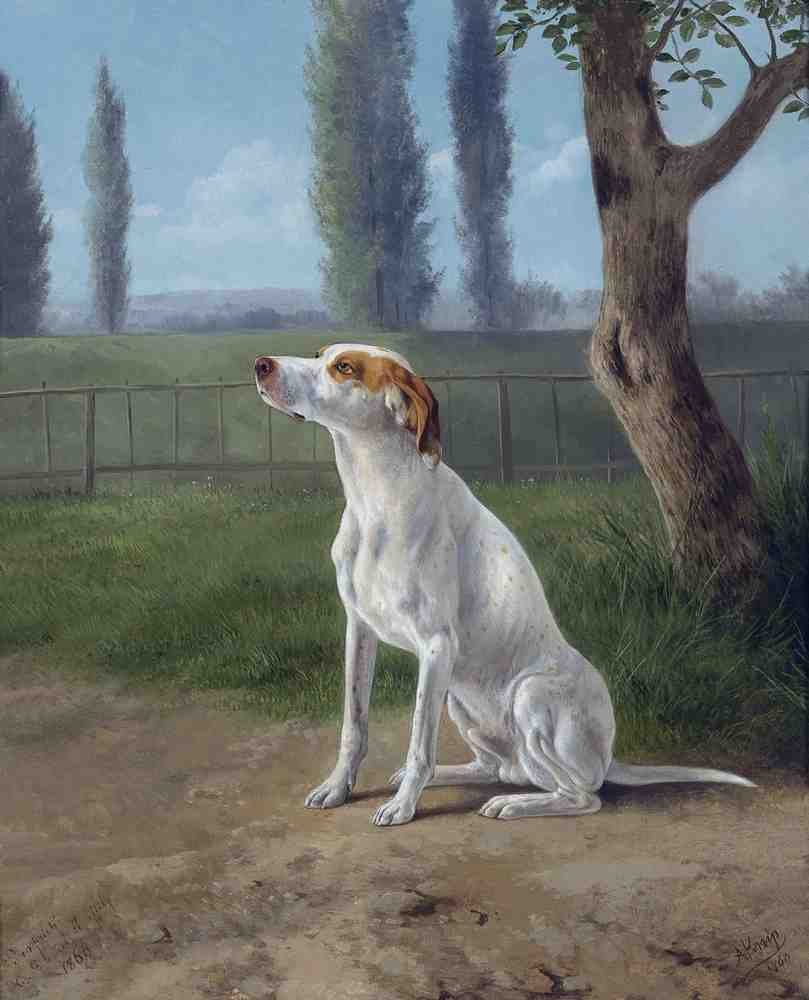 Illustrated Dog Book 2 156 Vintage Illustration A4 Photo Print
