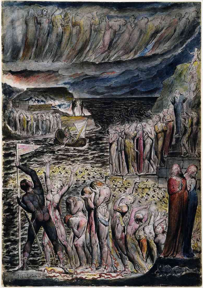 Illustration To Dantes Divine Comedy Hell A4 Photo Print