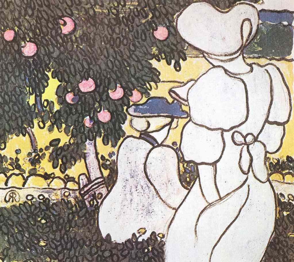 Illustration To Les Vierges 1 Joseph Rippl Ronai Symbolism A4 Photo Print