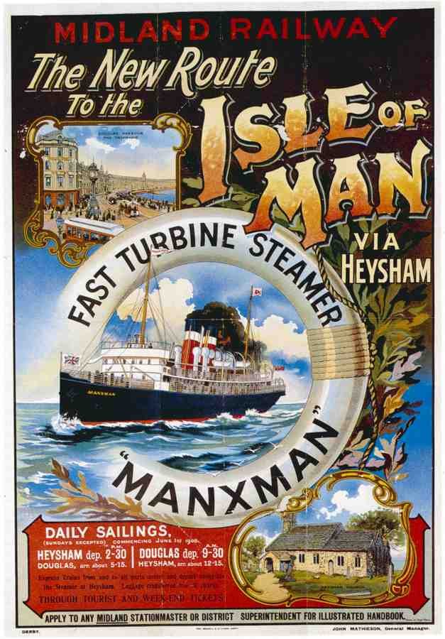 Ilse Of Man Advert A4 Photo Print