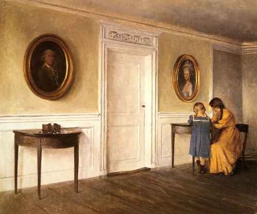 Ilsted Peter Two Of The Artist s Daughters At Liselund A4 Photo Print