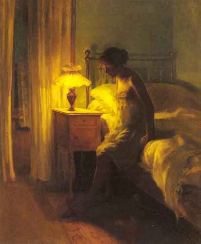 Ilsted Peter Vilhelm In The Bedroom A4 Photo Print