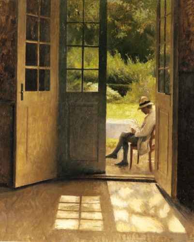 Ilsted Peter Vilhelm The Open Door A4 Photo Print