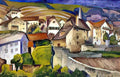 Ilya Mashkov city in switzerland 1914 Art A4 Photo Print