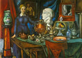 Ilya Mashkov still life with female figure 1918 Art A4 Photo Print