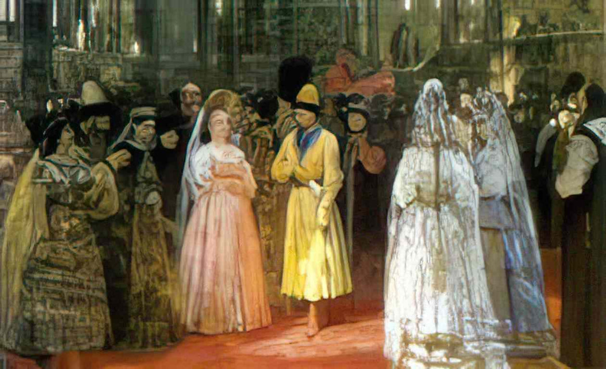 Ilya Repin choosing a bride for a grand duke 1884 Art A4 Photo Print