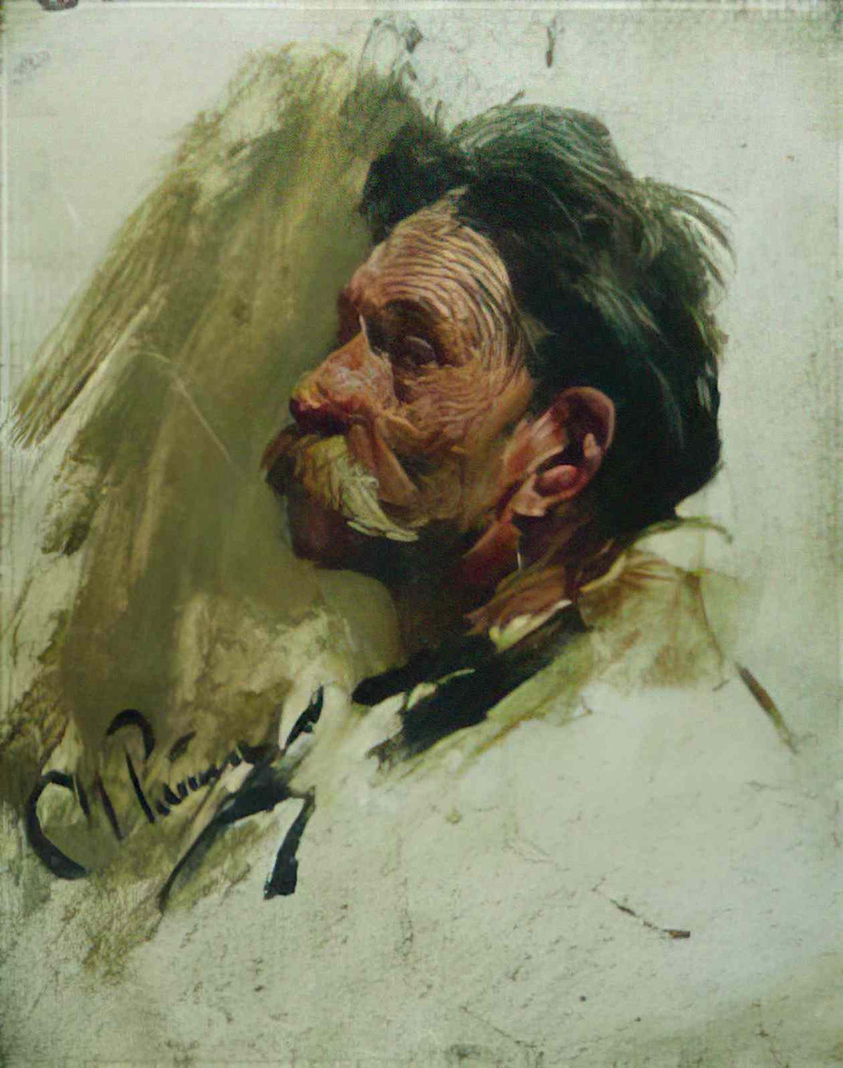 Ilya Repin portrait of a peasant Art A4 Photo Print