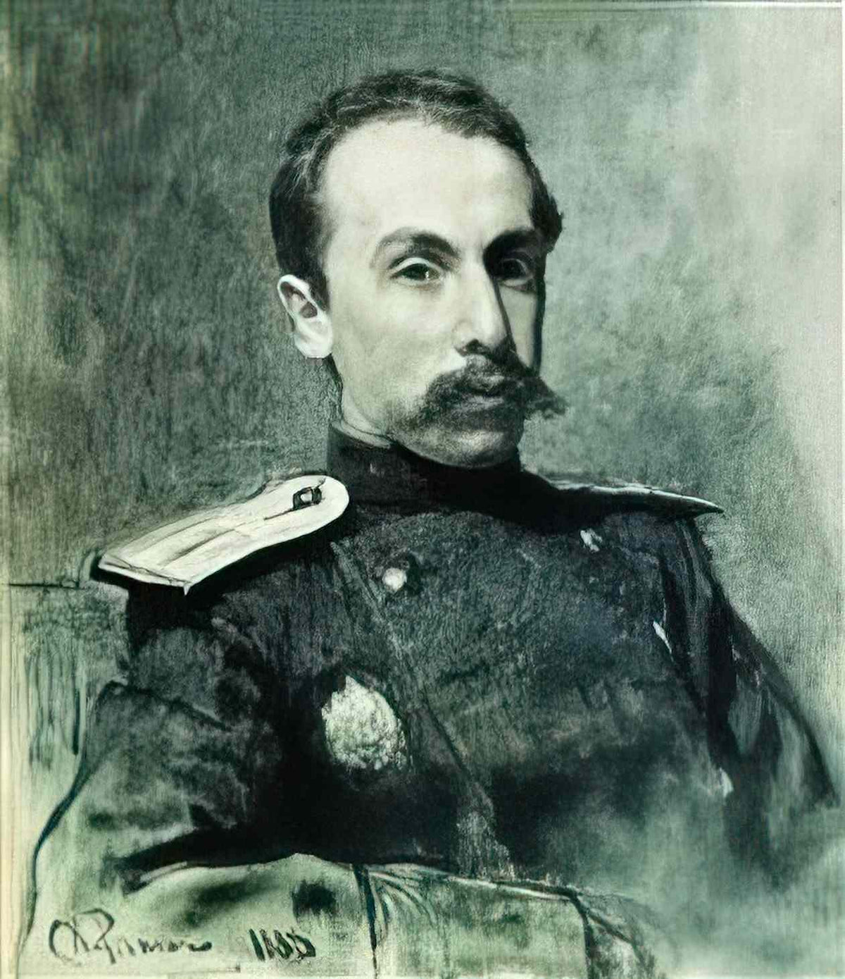Ilya Repin portrait of a v zhirkevich 1888 Art A4 Photo Print