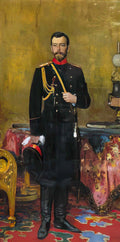 Ilya Repin portrait of nicholas ii the last russian emperor 1895 Art A4 Photo Print