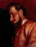 Ilya Repin portrait of v k menk 1884 Art A4 Photo Print