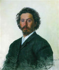 Ilya Repin portrait of n d ermakov 1914 Art A4 Photo Print