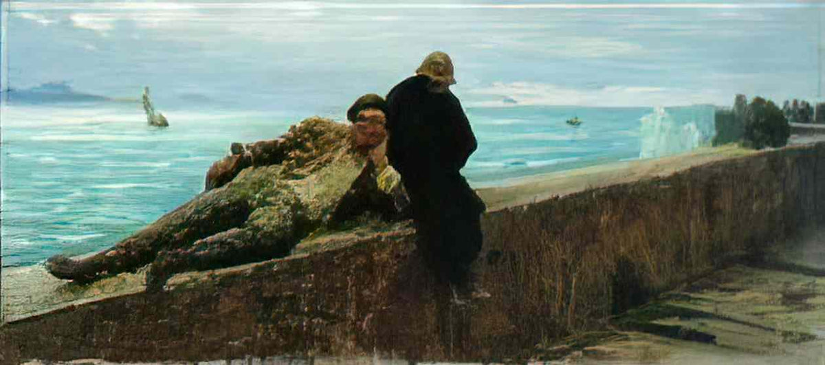 Ilya Repin tramps homeless 1894 Art A4 Photo Print